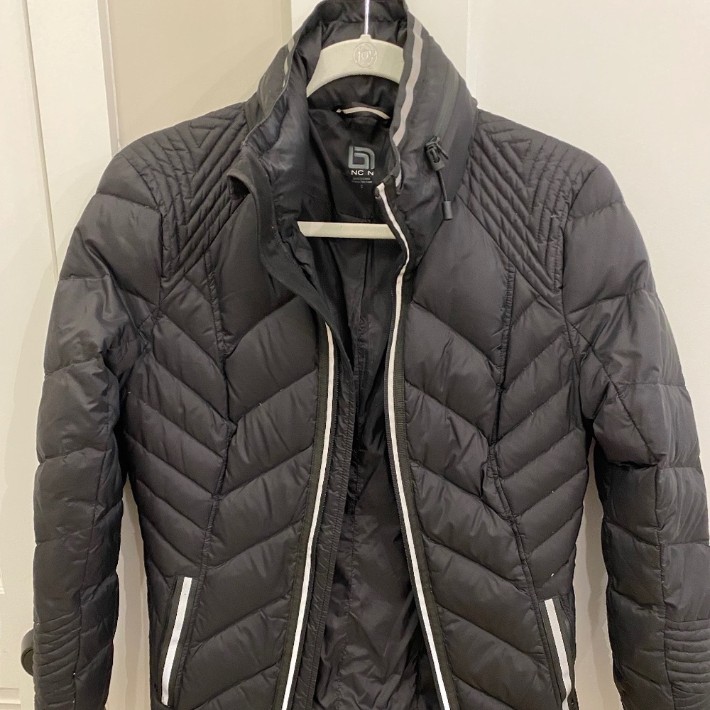 blanc noir light puffer jacket